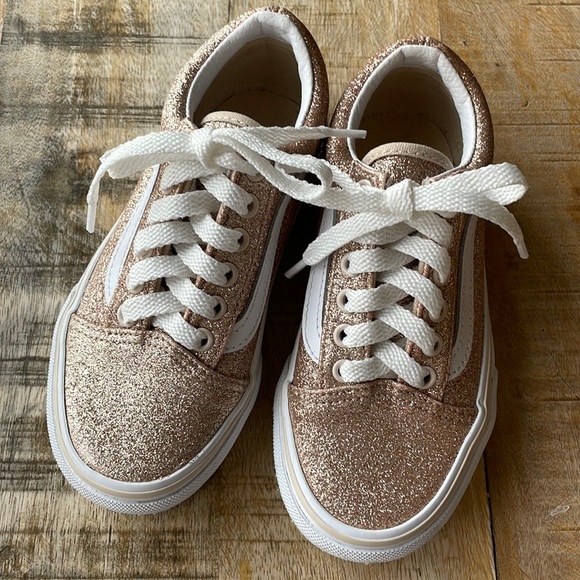 Vans Other - Vans glitter girls shoes size 11.5